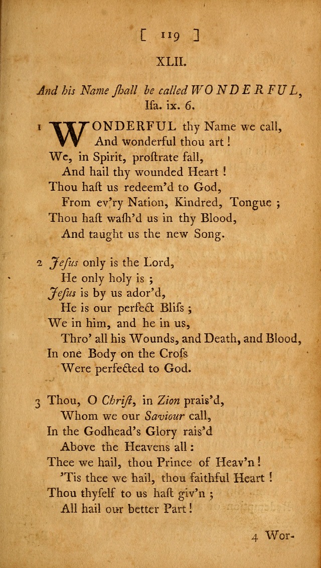 Christian Hymns, Poems, and Spiritual Songs: sacred to the praise of God our Saviour page 119
