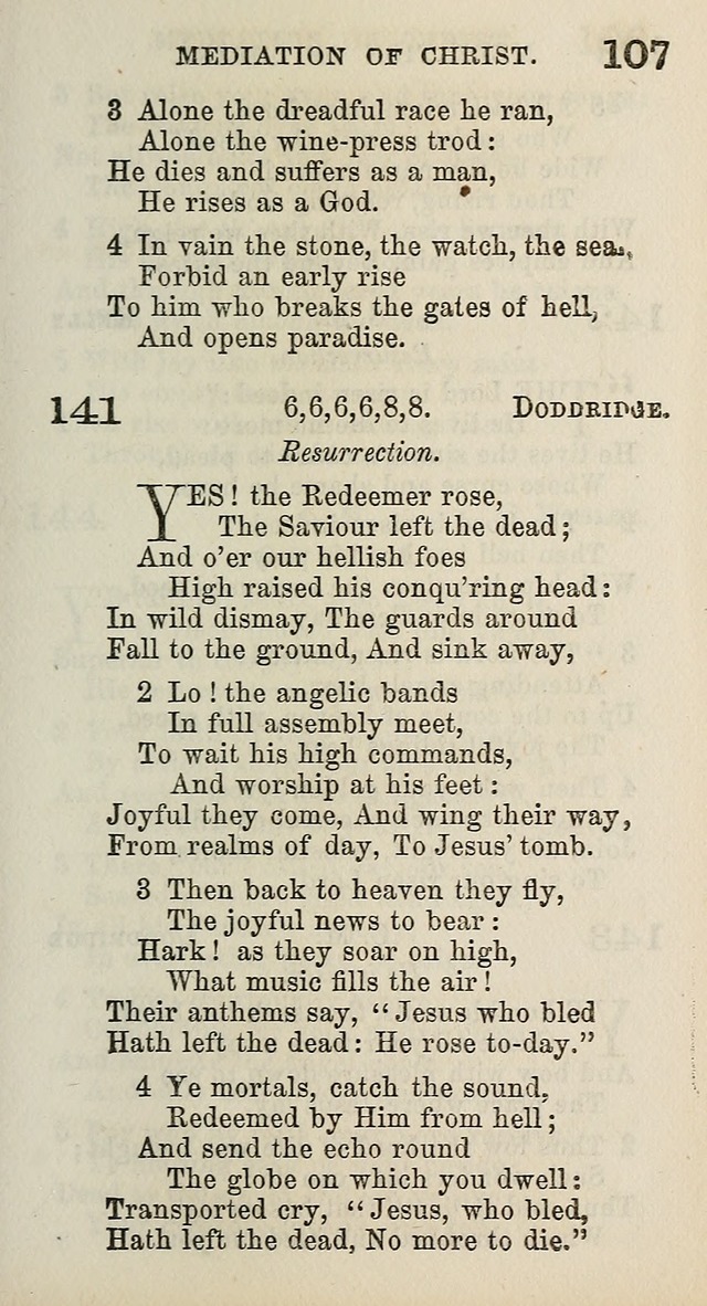 A Collection of Hymns for Public, Social, and Domestic Worship page 109