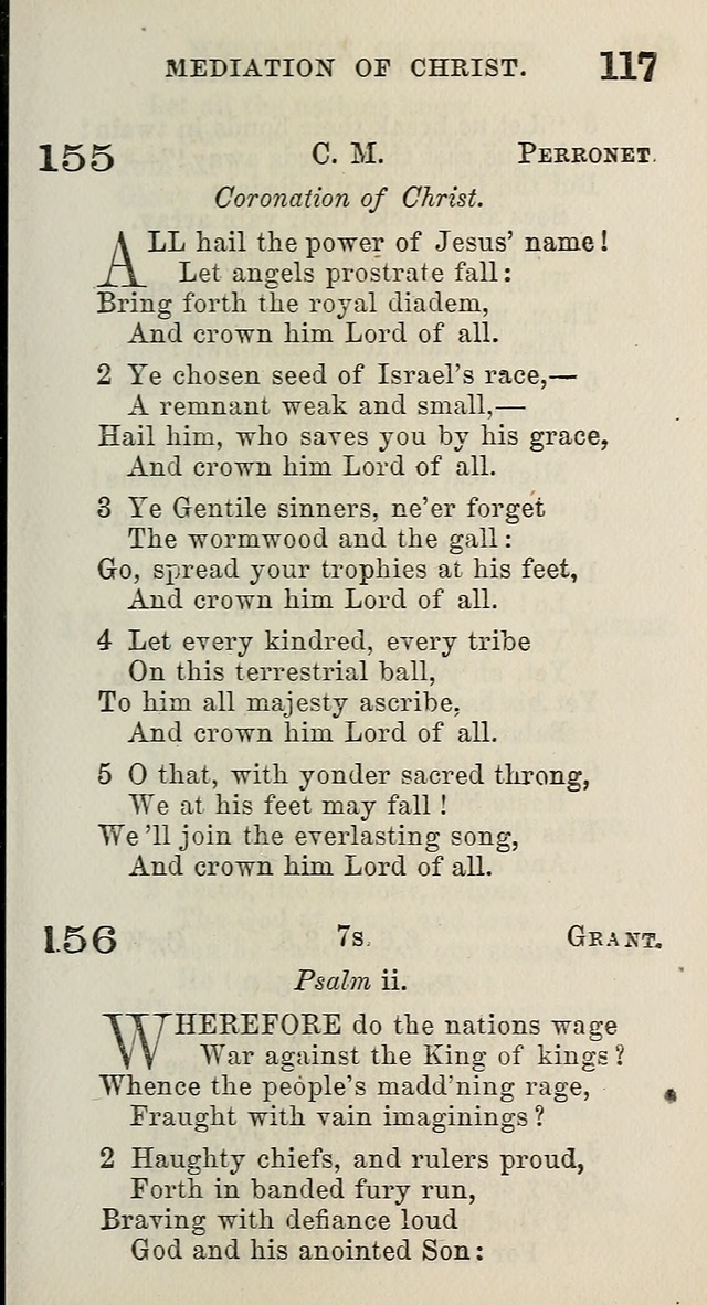 A Collection of Hymns for Public, Social, and Domestic Worship page 119
