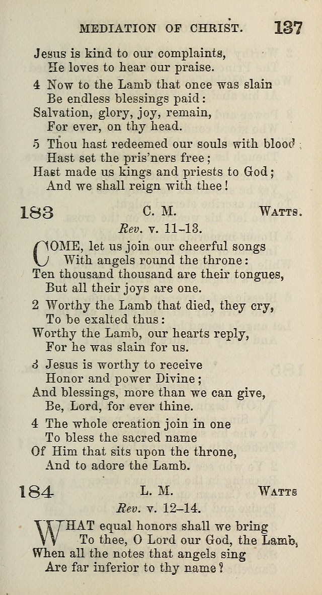 A Collection of Hymns for Public, Social, and Domestic Worship page 139