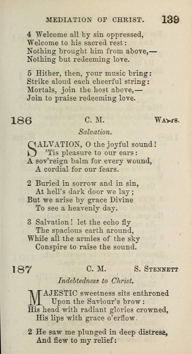 A Collection of Hymns for Public, Social, and Domestic Worship page 141