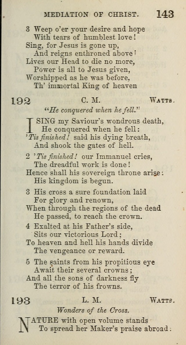 A Collection of Hymns for Public, Social, and Domestic Worship page 145