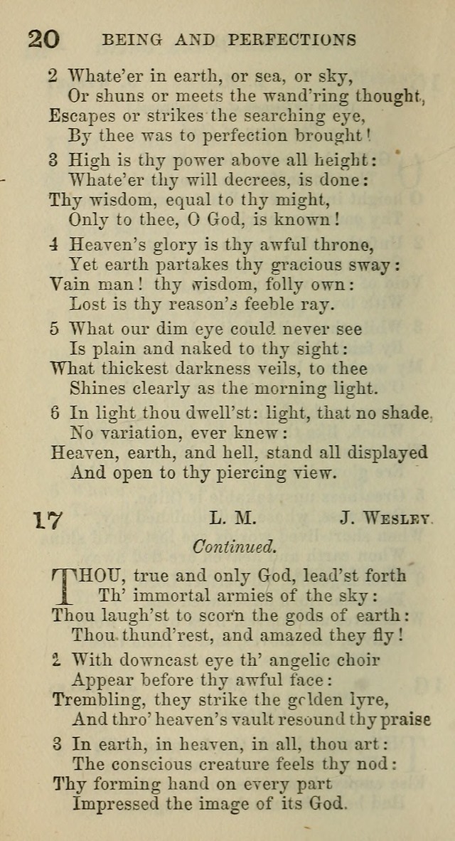 A Collection of Hymns for Public, Social, and Domestic Worship page 20