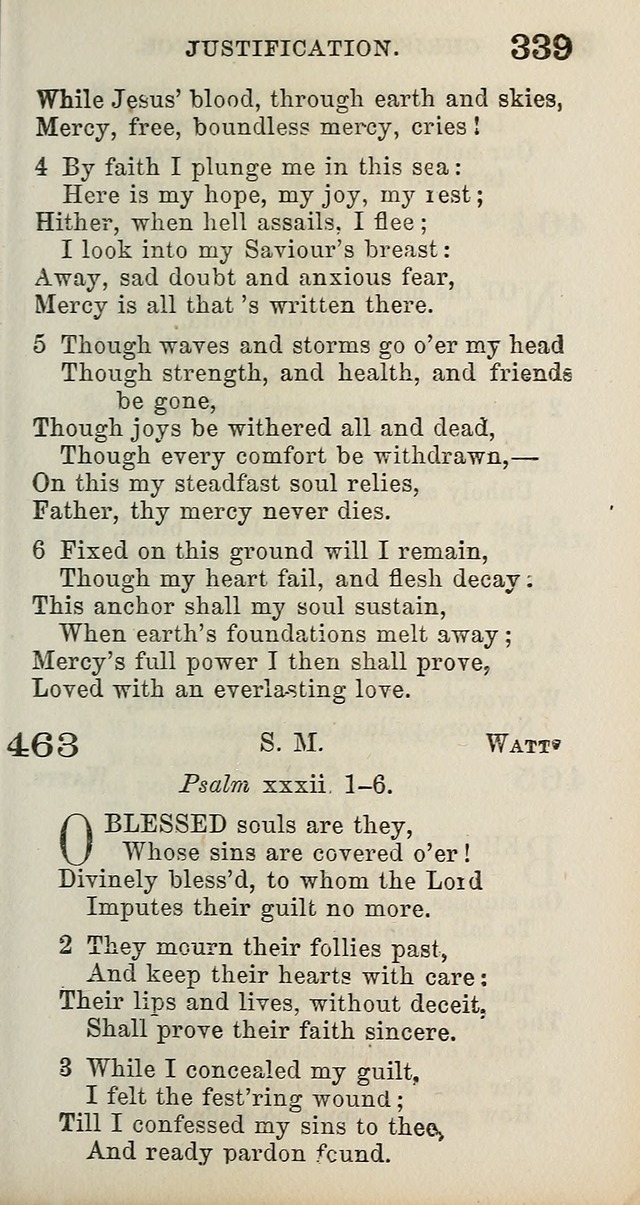 A Collection of Hymns for Public, Social, and Domestic Worship page 341