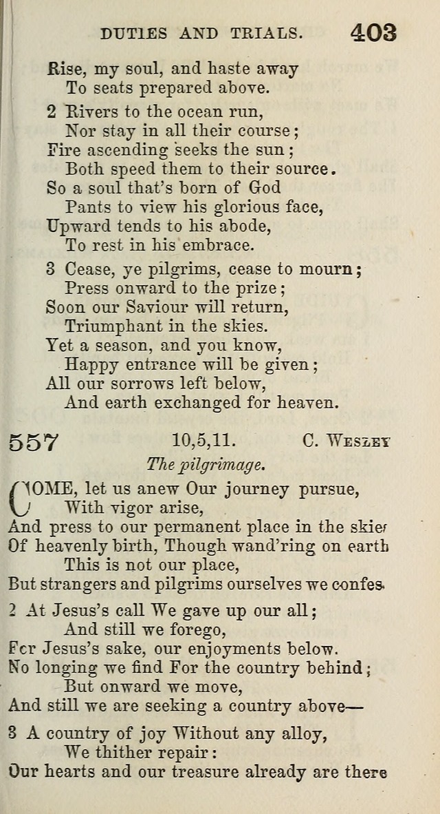 A Collection of Hymns for Public, Social, and Domestic Worship page 405