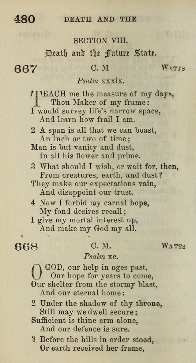 A Collection of Hymns for Public, Social, and Domestic Worship page 484