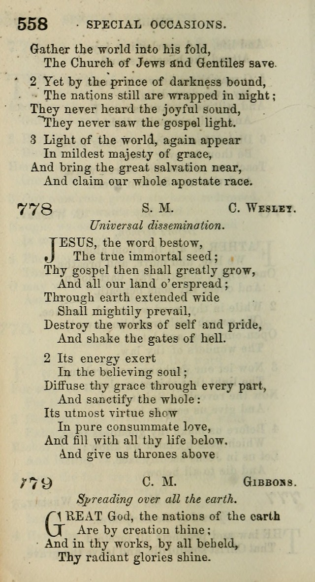 A Collection of Hymns for Public, Social, and Domestic Worship page 562
