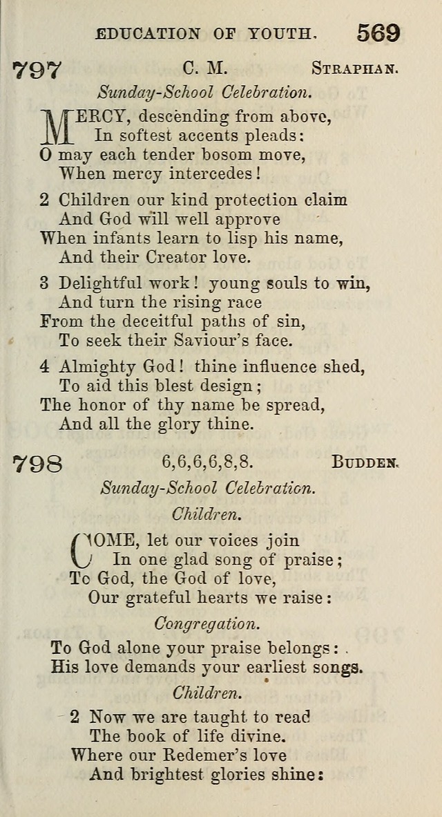 A Collection of Hymns for Public, Social, and Domestic Worship page 573