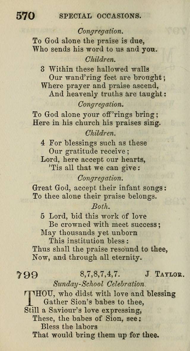 A Collection of Hymns for Public, Social, and Domestic Worship page 574