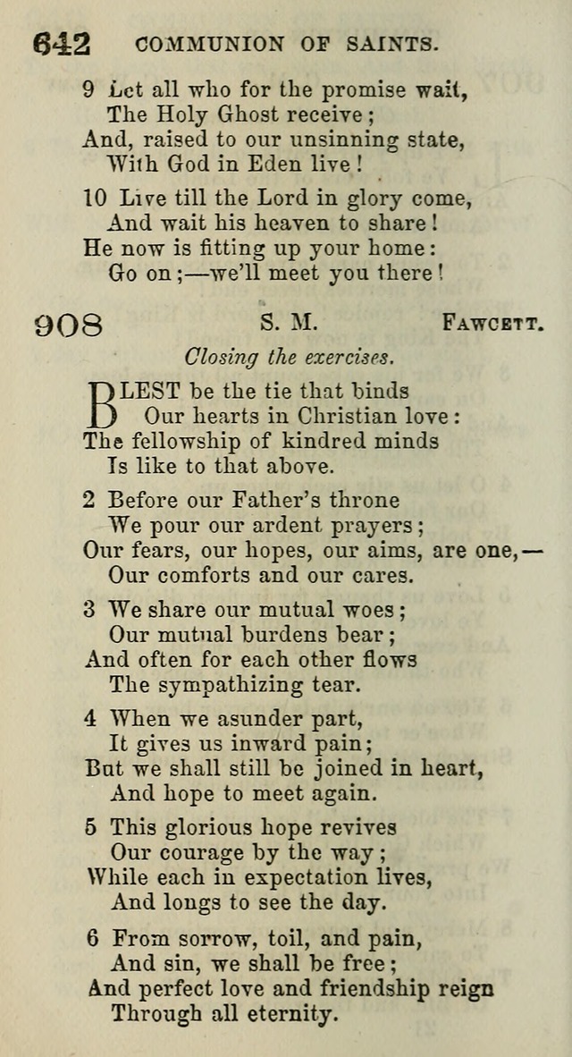 A Collection of Hymns for Public, Social, and Domestic Worship page 646