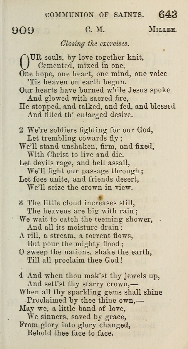 A Collection of Hymns for Public, Social, and Domestic Worship page 647