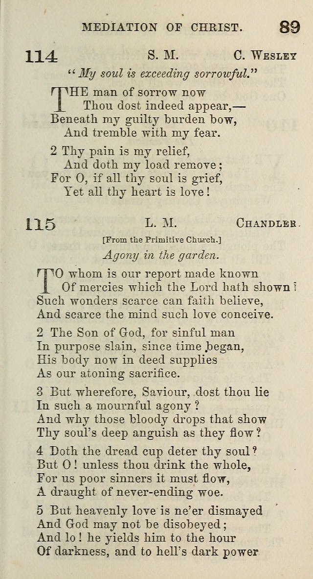 A Collection of Hymns for Public, Social, and Domestic Worship page 91