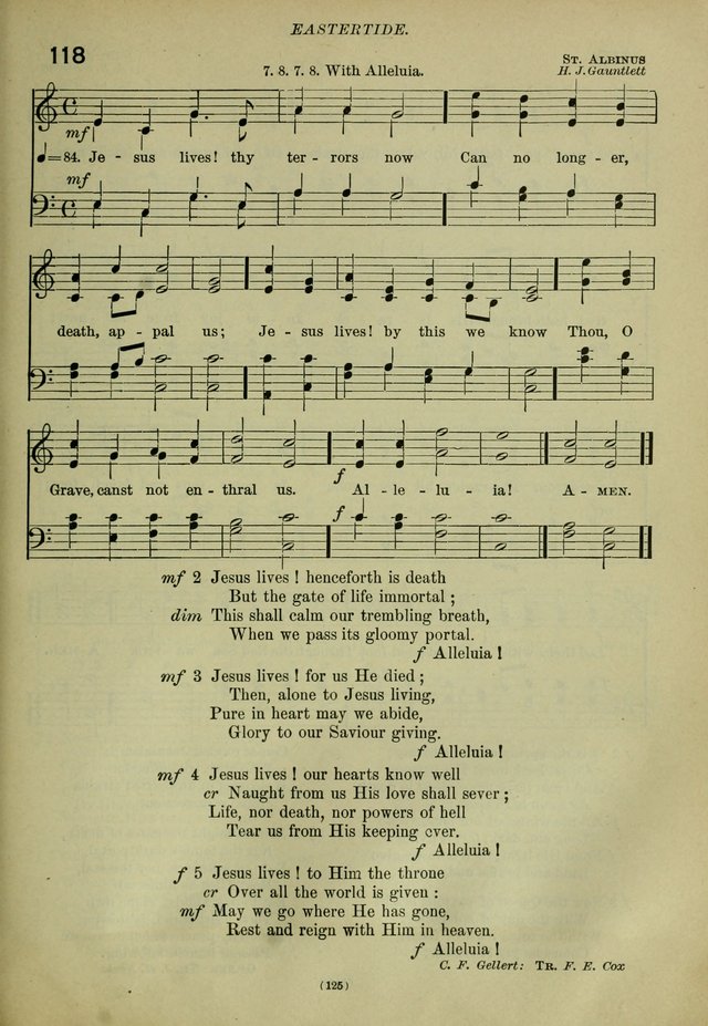 The Church Hymnal: containing hymns approved and set forth by the general conventions of 1892 and 1916; together with hymns for the use of guilds and brotherhoods, and for special occasions (Rev. ed) page 126