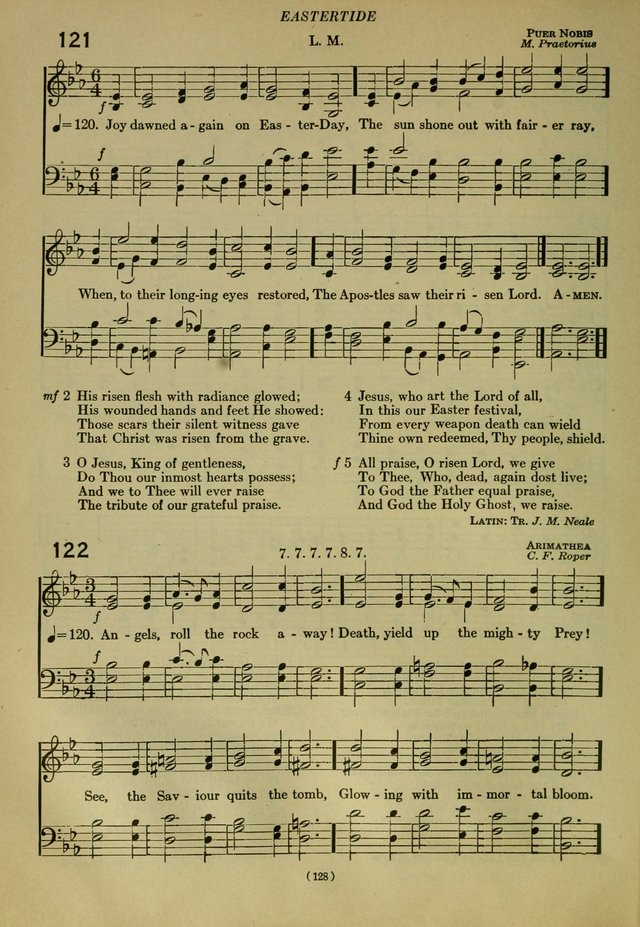 The Church Hymnal: containing hymns approved and set forth by the general conventions of 1892 and 1916; together with hymns for the use of guilds and brotherhoods, and for special occasions (Rev. ed) page 129
