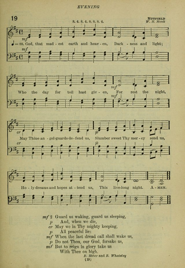 The Church Hymnal: containing hymns approved and set forth by the general conventions of 1892 and 1916; together with hymns for the use of guilds and brotherhoods, and for special occasions (Rev. ed) page 20