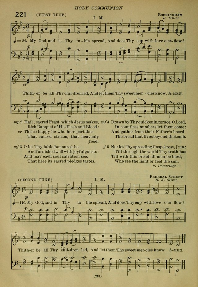 The Church Hymnal: containing hymns approved and set forth by the general conventions of 1892 and 1916; together with hymns for the use of guilds and brotherhoods, and for special occasions (Rev. ed) page 219