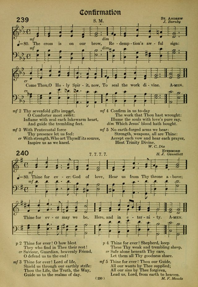 The Church Hymnal: containing hymns approved and set forth by the general conventions of 1892 and 1916; together with hymns for the use of guilds and brotherhoods, and for special occasions (Rev. ed) page 231