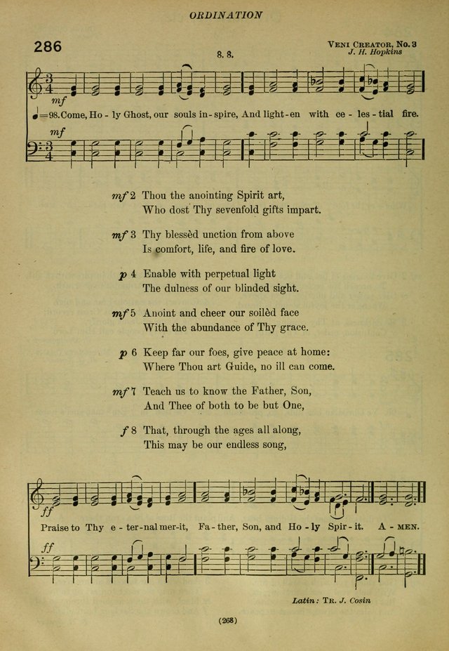 The Church Hymnal: containing hymns approved and set forth by the general conventions of 1892 and 1916; together with hymns for the use of guilds and brotherhoods, and for special occasions (Rev. ed) page 269