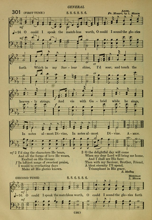 The Church Hymnal: containing hymns approved and set forth by the general conventions of 1892 and 1916; together with hymns for the use of guilds and brotherhoods, and for special occasions (Rev. ed) page 283