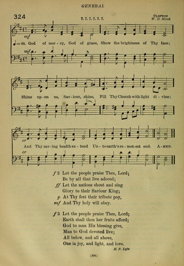 The Church Hymnal: containing hymns approved and set forth by the general conventions of 1892 and 1916; together with hymns for the use of guilds and brotherhoods, and for special occasions (Rev. ed) page 305