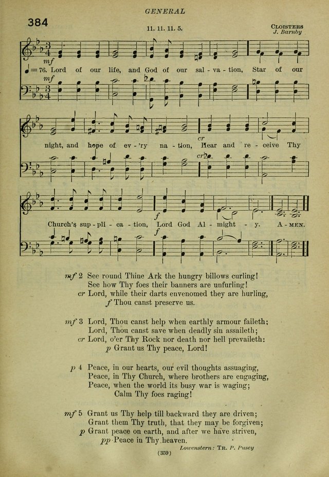 The Church Hymnal: containing hymns approved and set forth by the general conventions of 1892 and 1916; together with hymns for the use of guilds and brotherhoods, and for special occasions (Rev. ed) page 360