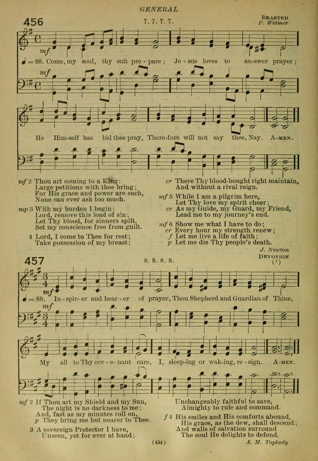 The Church Hymnal: containing hymns approved and set forth by the general conventions of 1892 and 1916; together with hymns for the use of guilds and brotherhoods, and for special occasions (Rev. ed) page 435