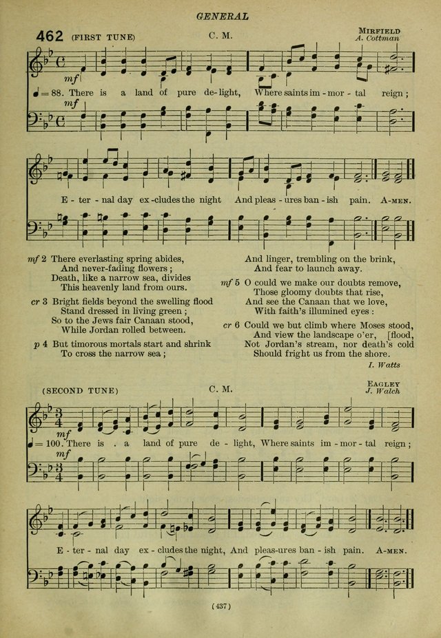 The Church Hymnal: containing hymns approved and set forth by the general conventions of 1892 and 1916; together with hymns for the use of guilds and brotherhoods, and for special occasions (Rev. ed) page 438