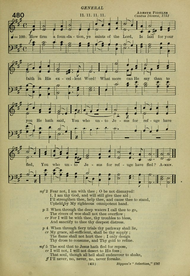 The Church Hymnal: containing hymns approved and set forth by the general conventions of 1892 and 1916; together with hymns for the use of guilds and brotherhoods, and for special occasions (Rev. ed) page 452