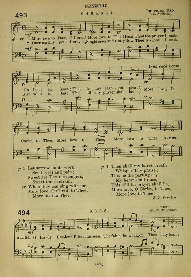 The Church Hymnal: containing hymns approved and set forth by the general conventions of 1892 and 1916; together with hymns for the use of guilds and brotherhoods, and for special occasions (Rev. ed) page 465