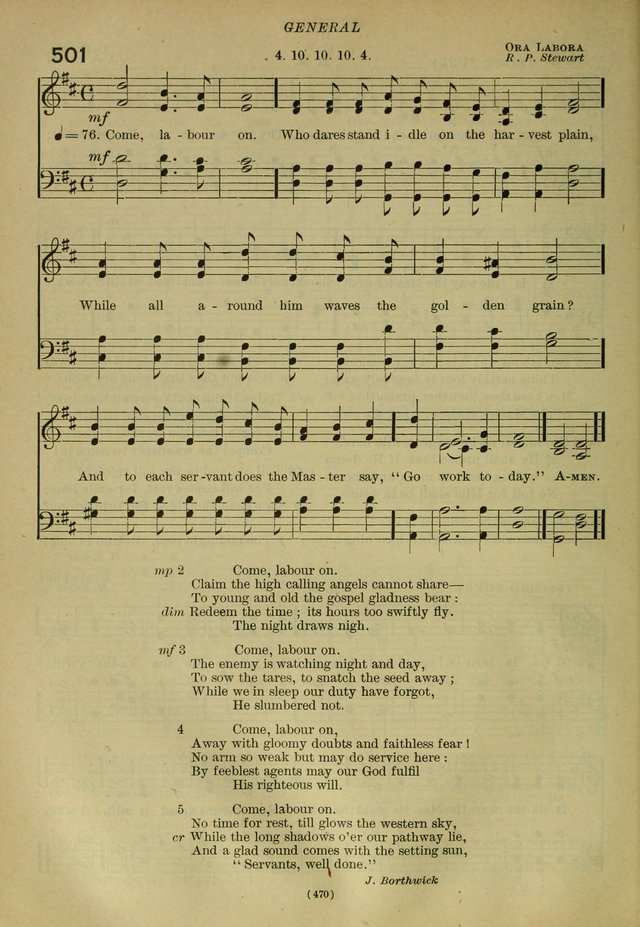 The Church Hymnal: containing hymns approved and set forth by the general conventions of 1892 and 1916; together with hymns for the use of guilds and brotherhoods, and for special occasions (Rev. ed) page 471