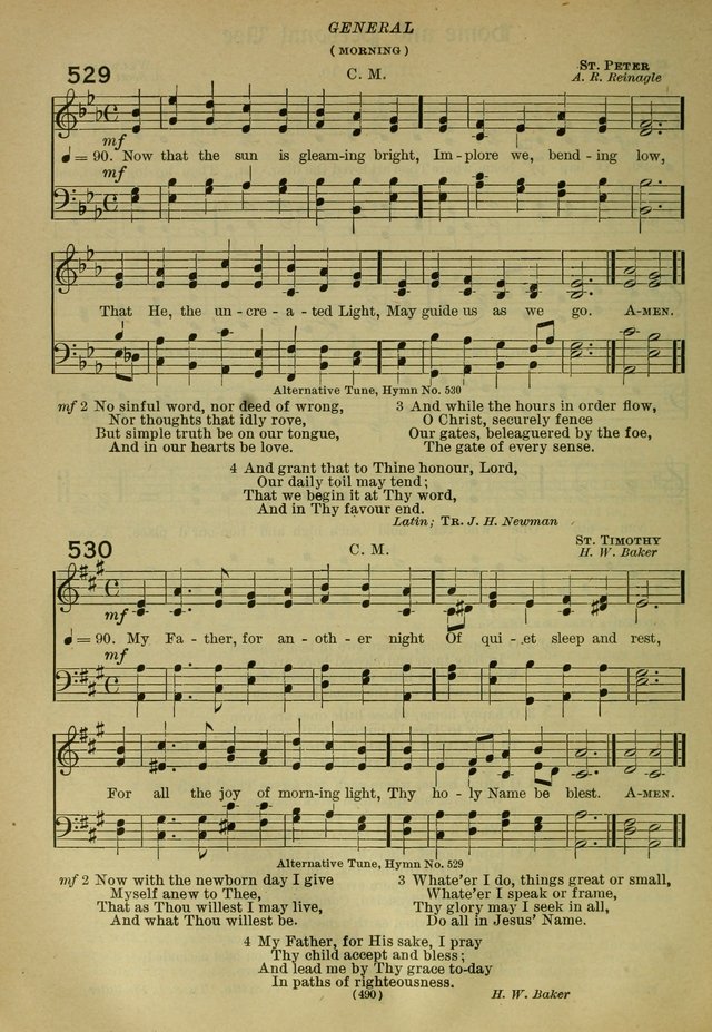 The Church Hymnal: containing hymns approved and set forth by the general conventions of 1892 and 1916; together with hymns for the use of guilds and brotherhoods, and for special occasions (Rev. ed) page 491