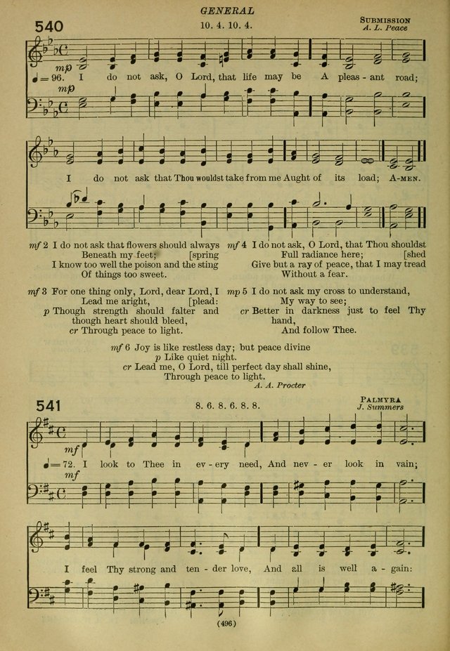 The Church Hymnal: containing hymns approved and set forth by the general conventions of 1892 and 1916; together with hymns for the use of guilds and brotherhoods, and for special occasions (Rev. ed) page 497