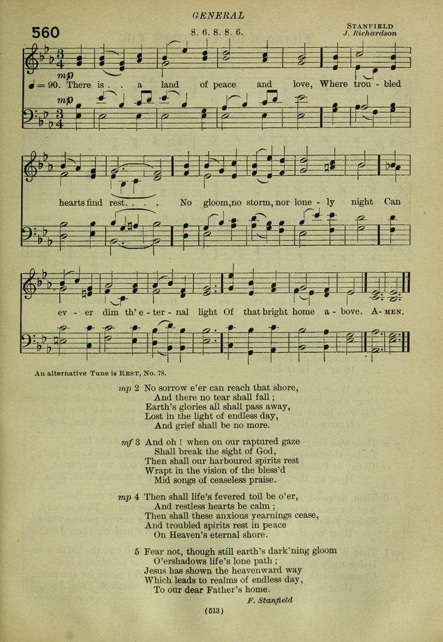 The Church Hymnal: containing hymns approved and set forth by the general conventions of 1892 and 1916; together with hymns for the use of guilds and brotherhoods, and for special occasions (Rev. ed) page 514