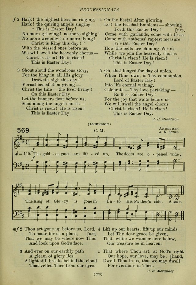The Church Hymnal: containing hymns approved and set forth by the general conventions of 1892 and 1916; together with hymns for the use of guilds and brotherhoods, and for special occasions (Rev. ed) page 524