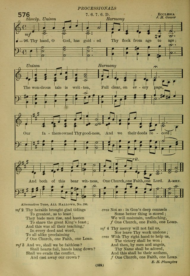 The Church Hymnal: containing hymns approved and set forth by the general conventions of 1892 and 1916; together with hymns for the use of guilds and brotherhoods, and for special occasions (Rev. ed) page 533
