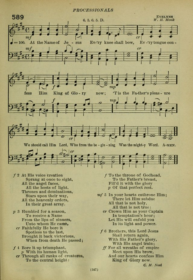 The Church Hymnal: containing hymns approved and set forth by the general conventions of 1892 and 1916; together with hymns for the use of guilds and brotherhoods, and for special occasions (Rev. ed) page 548