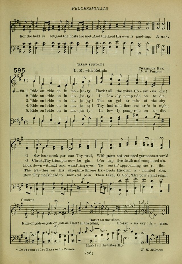 The Church Hymnal: containing hymns approved and set forth by the general conventions of 1892 and 1916; together with hymns for the use of guilds and brotherhoods, and for special occasions (Rev. ed) page 556
