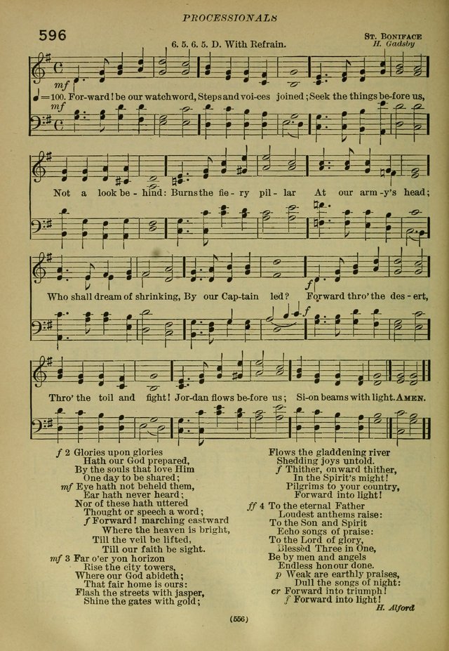 The Church Hymnal: containing hymns approved and set forth by the general conventions of 1892 and 1916; together with hymns for the use of guilds and brotherhoods, and for special occasions (Rev. ed) page 557