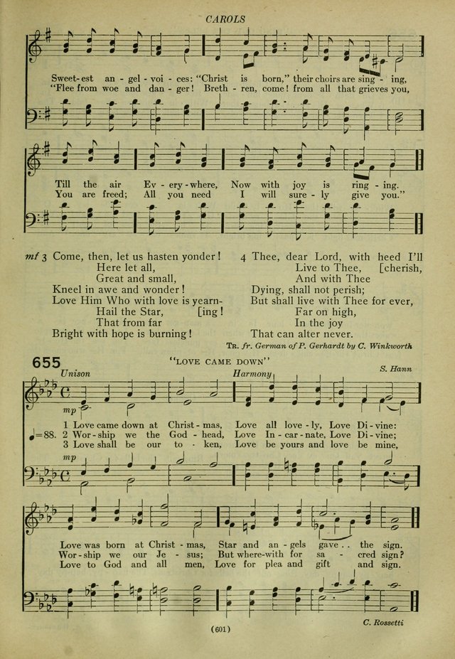 The Church Hymnal: containing hymns approved and set forth by the general conventions of 1892 and 1916; together with hymns for the use of guilds and brotherhoods, and for special occasions (Rev. ed) page 604