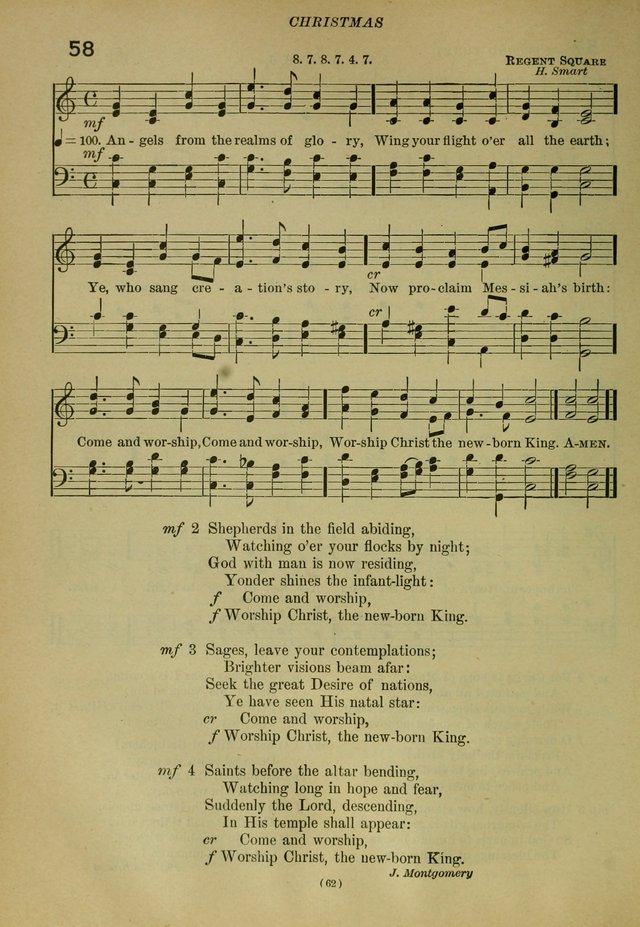 The Church Hymnal: containing hymns approved and set forth by the general conventions of 1892 and 1916; together with hymns for the use of guilds and brotherhoods, and for special occasions (Rev. ed) page 63