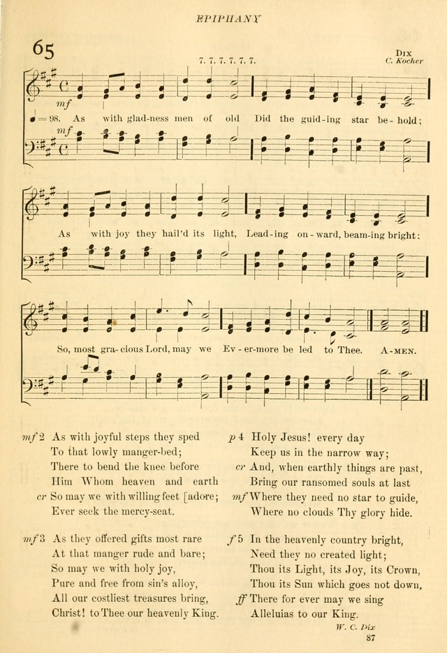 The Church Hymnal: revised and enlarged in accordance with the action of the General Convention of the Protestant Episcopal Church in the United States of America in the year of our Lord 1892... page 144