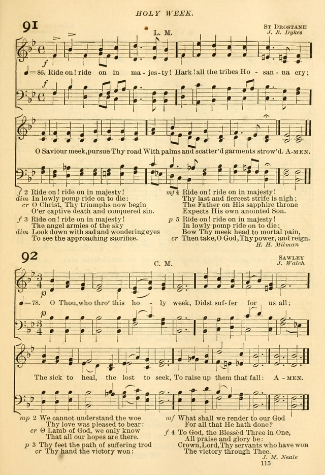The Church Hymnal: revised and enlarged in accordance with the action of the General Convention of the Protestant Episcopal Church in the United States of America in the year of our Lord 1892... page 172
