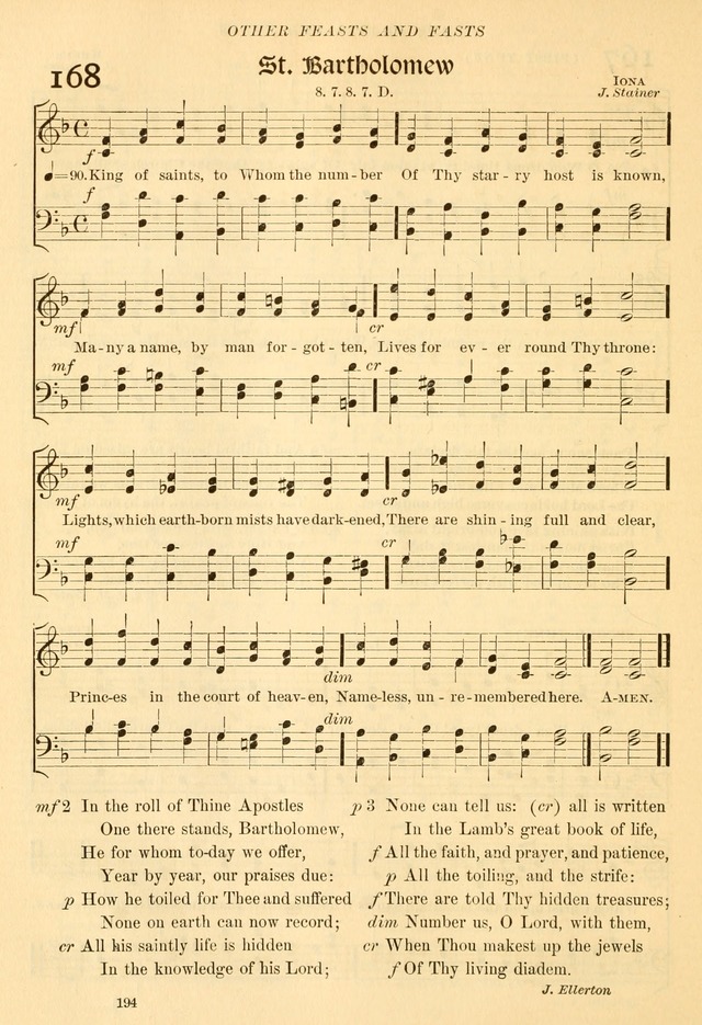 The Church Hymnal: revised and enlarged in accordance with the action of the General Convention of the Protestant Episcopal Church in the United States of America in the year of our Lord 1892... page 251