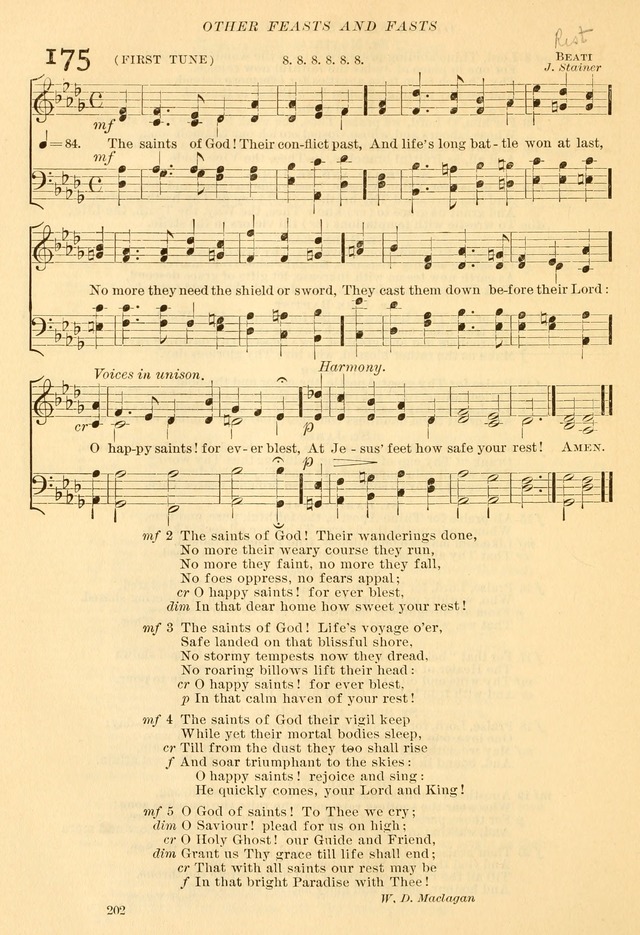 The Church Hymnal: revised and enlarged in accordance with the action of the General Convention of the Protestant Episcopal Church in the United States of America in the year of our Lord 1892... page 259
