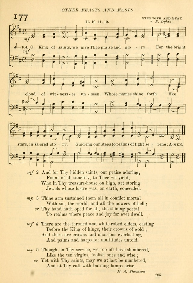 The Church Hymnal: revised and enlarged in accordance with the action of the General Convention of the Protestant Episcopal Church in the United States of America in the year of our Lord 1892... page 262