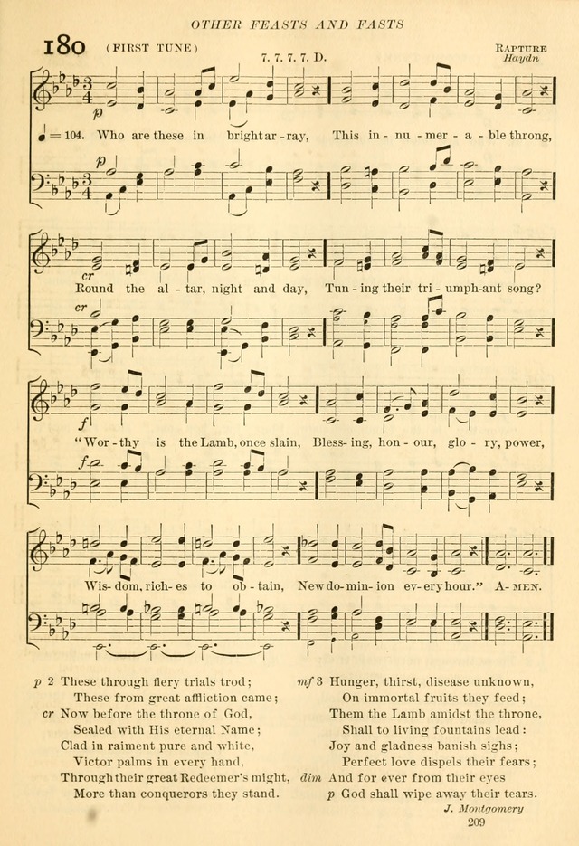 The Church Hymnal: revised and enlarged in accordance with the action of the General Convention of the Protestant Episcopal Church in the United States of America in the year of our Lord 1892... page 266