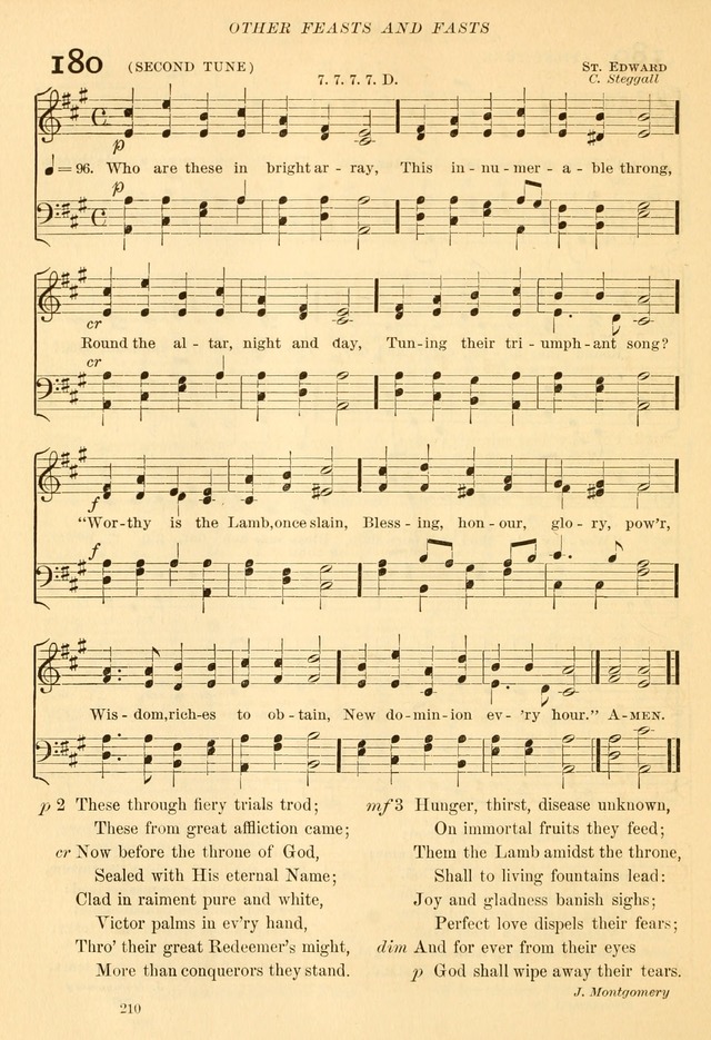 The Church Hymnal: revised and enlarged in accordance with the action of the General Convention of the Protestant Episcopal Church in the United States of America in the year of our Lord 1892... page 267