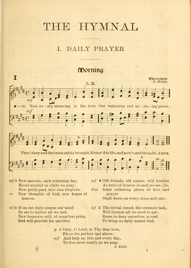 The Church Hymnal: revised and enlarged in accordance with the action of the General Convention of the Protestant Episcopal Church in the United States of America in the year of our Lord 1892... page 58