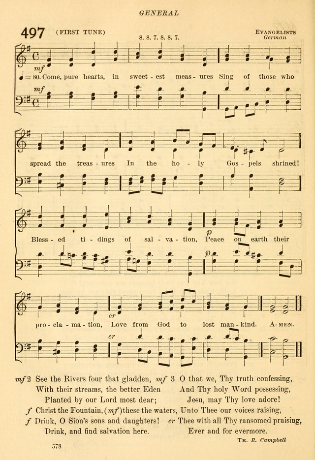 The Church Hymnal: revised and enlarged in accordance with the action of the General Convention of the Protestant Episcopal Church in the United States of America in the year of our Lord 1892... page 635