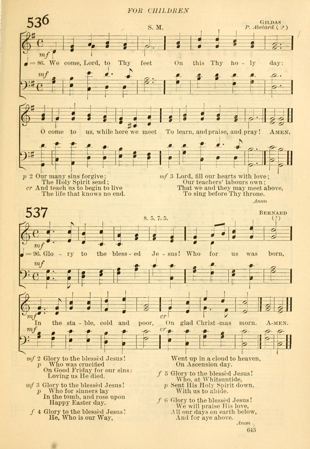 The Church Hymnal: revised and enlarged in accordance with the action of the General Convention of the Protestant Episcopal Church in the United States of America in the year of our Lord 1892... page 700